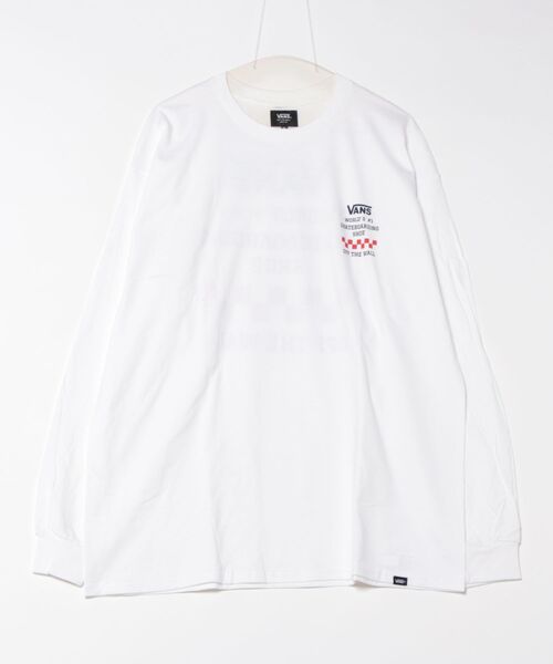 VANS(バンズ)の「VANS ヴァンズ M World N1 Shoe L TEE ロングスリーブ 124C1020300 ABC-MART限定 WHITE(Tシャツ/カットソー・メンズ・ホワイト・MEDIUM/LARGE/X-LARGE)」の1枚目の写真