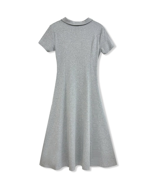 ANDGEEBEE（アンジービー）の「ギャザーポロロングワンピ（ワンピース・レディース・ブラック/グレー・FREE）」の16枚目の写真