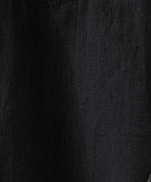 COLLAGE GALLARDAGALANTE(コラージュガリャルダガランテ)の「Q.anos/バックボタンデニムシアーシャツ/新色追加(シャツ/ブラウス・レディース・ライトブルー/インディゴブルー/チャコールグレー/ブラック・FREE)」の17枚目の写真