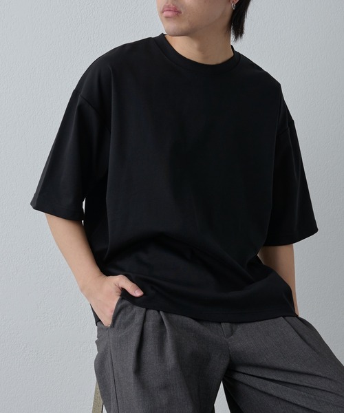 COLONY 2139(コロニートゥーワンスリーナイン)の「フェードコットンボックスT(Tシャツ/カットソー・メンズ・ホワイト/チャコールグレー/ブラック・MEDIUM/LARGE)」の3枚目の写真