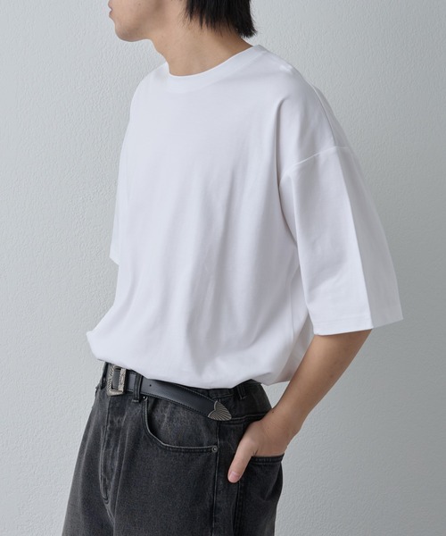 COLONY 2139(コロニートゥーワンスリーナイン)の「フェードコットンボックスT(Tシャツ/カットソー・メンズ・ホワイト/チャコールグレー/ブラック・MEDIUM/LARGE)」の18枚目の写真