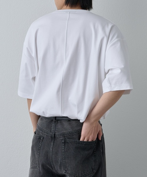 COLONY 2139(コロニートゥーワンスリーナイン)の「フェードコットンボックスT(Tシャツ/カットソー・メンズ・ホワイト/チャコールグレー/ブラック・MEDIUM/LARGE)」の19枚目の写真