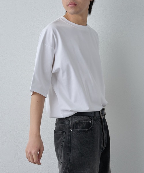 COLONY 2139(コロニートゥーワンスリーナイン)の「フェードコットンボックスT(Tシャツ/カットソー・メンズ・ホワイト/チャコールグレー/ブラック・MEDIUM/LARGE)」の20枚目の写真