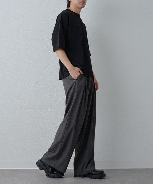 COLONY 2139(コロニートゥーワンスリーナイン)の「フェードコットンボックスT(Tシャツ/カットソー・メンズ・ホワイト/チャコールグレー/ブラック・MEDIUM/LARGE)」の6枚目の写真