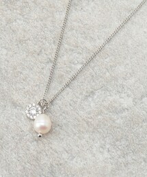 OPAQUE.CLIP | 淡水パール×ビジューネックレス(ネックレス)