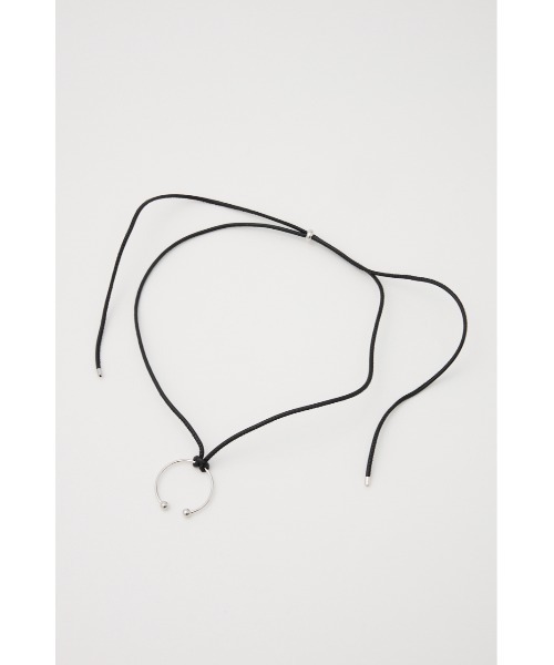 SLY（スライ）の「CIRCULAR BARBELL BIG N/C サーキュラー バーベル ビッグ ネックレス（ネックレス・レディース・シルバー・FREE）」の5枚目の写真