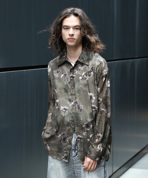 朔*夜様 【ほぼ未使用】HARE シアーシャギージャガードシャツ / パンツ　セ 朔*夜様 【ほぼ未使用】HARE シアーシャギージャガードシャツ