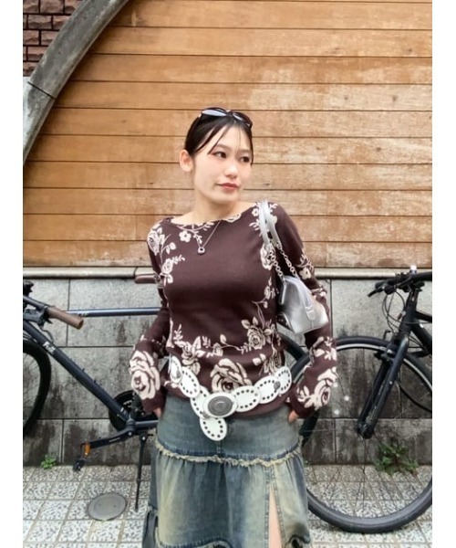 LAGUA GEM（ラグアジェム）の「LOOP CHARM SET ネックレス（ネックレス・レディース・シルバー/ゴールド・FREE）」の4枚目の写真