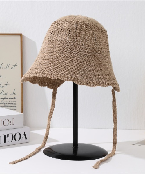 LAC-VERT（ラック・ヴェール）の「デザインレースハット（ハット・レディース・ブラック/ホワイト/ベージュ・FREE）」の19枚目の写真