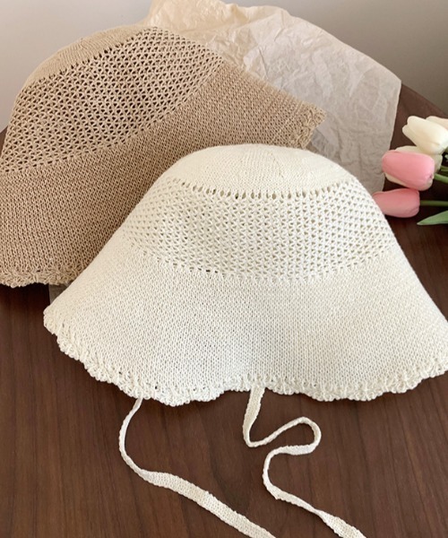 LAC-VERT（ラック・ヴェール）の「デザインレースハット（ハット・レディース・ブラック/ホワイト/ベージュ・FREE）」の15枚目の写真