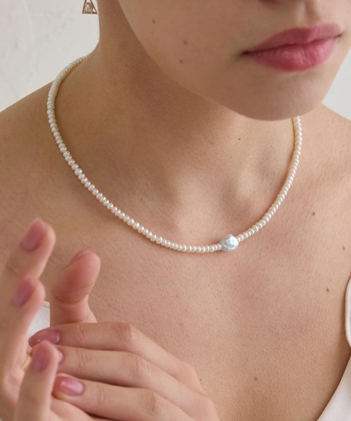 パールネックレス 約40cm 楽天市場】【送料無料】パール ネックレス n46 ラス las 真珠 結婚式