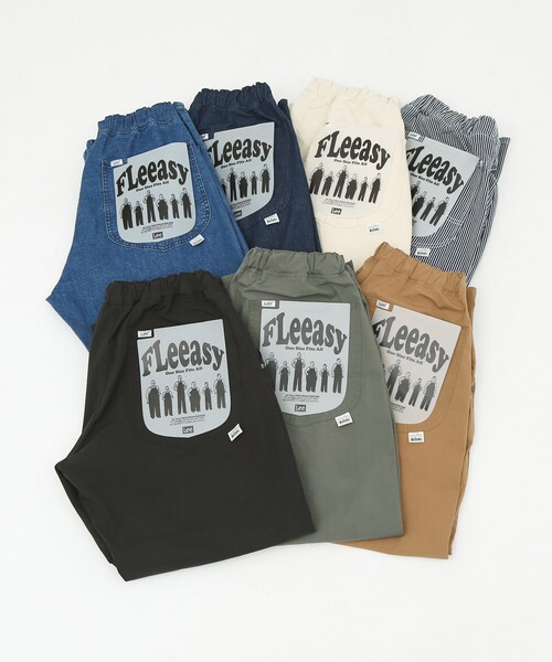 Lee(リー)の「【Lee】XS~XXLまでこれ一本でカバー フリーサイズ リラックスワイドパンツ FLeeasy/フリージー LM5806(デニムパンツ・メンズ・ブラック/カーキ/ダークネイビー/ホワイト/インディゴブルー/ベージュ/ストライプ・フリー)」の8枚目の写真