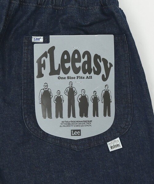 Lee(リー)の「【Lee】XS~XXLまでこれ一本でカバー フリーサイズ リラックスワイドパンツ FLeeasy/フリージー LM5806(デニムパンツ・メンズ・ブラック/カーキ/ダークネイビー/ホワイト/インディゴブルー/ベージュ/ストライプ・フリー)」の13枚目の写真