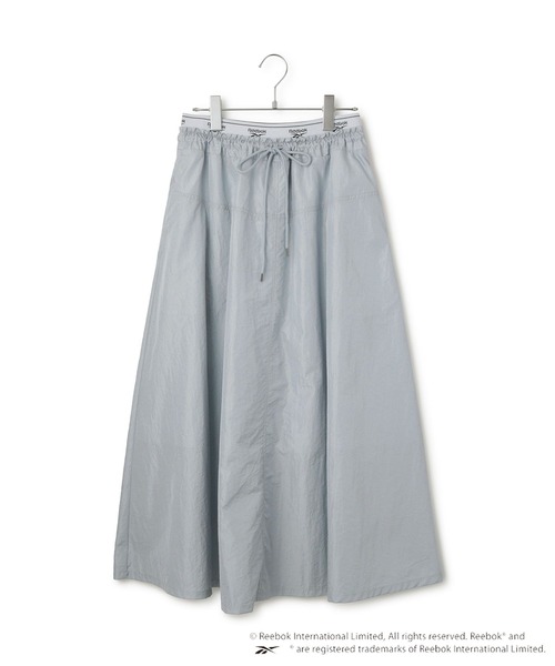 Reebok（リーボック）の「【Reebok】VIS別注ロゴベルトフレアースカート（スカート・レディース・ホワイト/ネイビー/サックスブルー・FREE）」の14枚目の写真