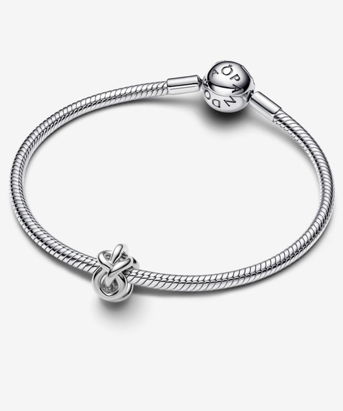 インフィニティ ノット シルバー チャーム（チャーム）｜Pandora