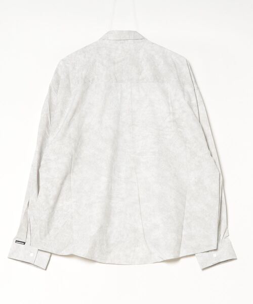ADAM PATEK（アダムパテック）の「【ADAMPATEK/アダムパテック】uneven dyeing  shirt  むら染めプリントシャツ（シャツ/ブラウス・メンズ・ホワイト/グレー/ブラック・1/2）」の13枚目の写真