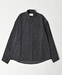 【ADAMPATEK/アダムパテック】uneven dyeing shirt むら染めプリントシャツ