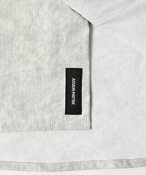 ADAM PATEK（アダムパテック）の「【ADAMPATEK/アダムパテック】uneven dyeing  shirt  むら染めプリントシャツ（シャツ/ブラウス・メンズ・ホワイト/グレー/ブラック・1/2）」の11枚目の写真