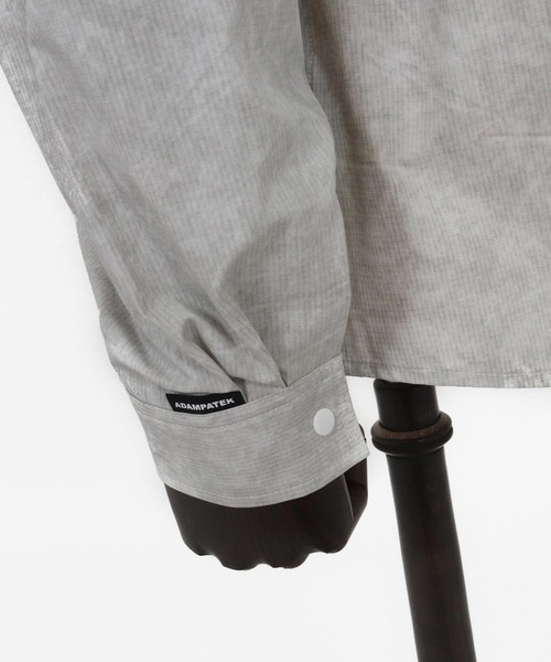 ADAM PATEK（アダムパテック）の「【ADAMPATEK/アダムパテック】uneven dyeing  shirt  むら染めプリントシャツ（シャツ/ブラウス・メンズ・ホワイト/グレー/ブラック・1/2）」の14枚目の写真