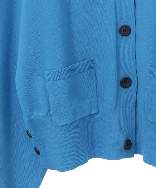 Green　Parks（グリーンパークス）の「ポケット付コンパクトカーディガン（カーディガン/ボレロ・レディース・ライトグレー/ブルー/オレンジ/ダークグレー/ベージュ・FREE）」の12枚目の写真