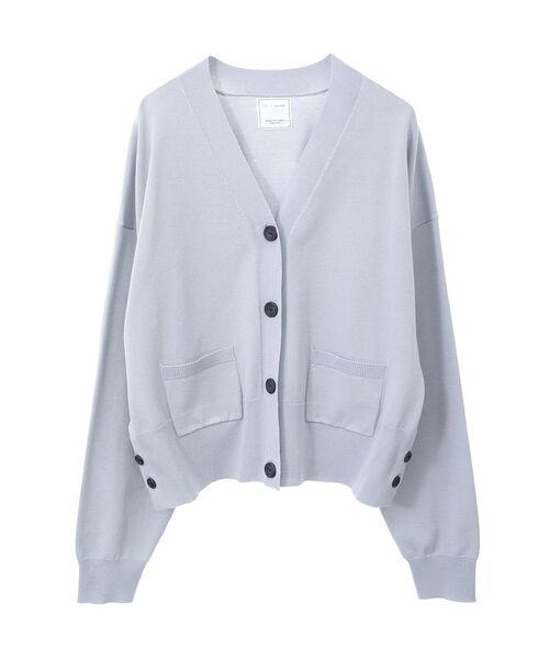 Green　Parks（グリーンパークス）の「ポケット付コンパクトカーディガン（カーディガン/ボレロ・レディース・ライトグレー/ブルー/オレンジ/ダークグレー/ベージュ・FREE）」の16枚目の写真