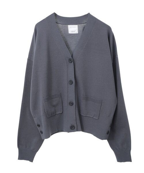 Green　Parks（グリーンパークス）の「ポケット付コンパクトカーディガン（カーディガン/ボレロ・レディース・ライトグレー/ブルー/オレンジ/ダークグレー/ベージュ・FREE）」の17枚目の写真