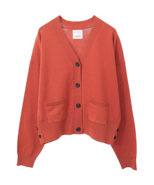 Green　Parks（グリーンパークス）の「ポケット付コンパクトカーディガン（カーディガン/ボレロ・レディース・ライトグレー/ブルー/オレンジ/ダークグレー/ベージュ・FREE）」の19枚目の写真