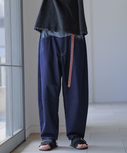 niko and...（ニコアンド）の「レザーロングチェーンベルト（ベルト・メンズ・ブラック/ブラウン・FREE）」の6枚目の写真