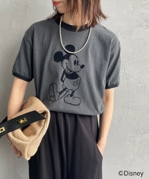 [GOOD ROCK SPEED/グッドロックスピード] MICKEY MOUSE / リンガープリントTシャツ / ディズニー