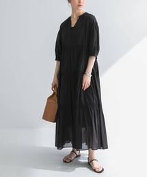 URBAN RESEARCH | コットンボイルティアードワンピース(ワンピース)