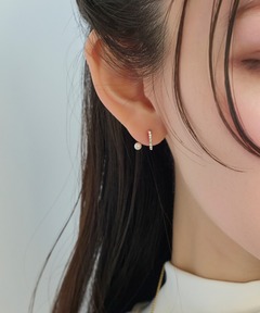 SLV925 ロングチェーンピアス（ピアス（両耳用））｜anuans（ア