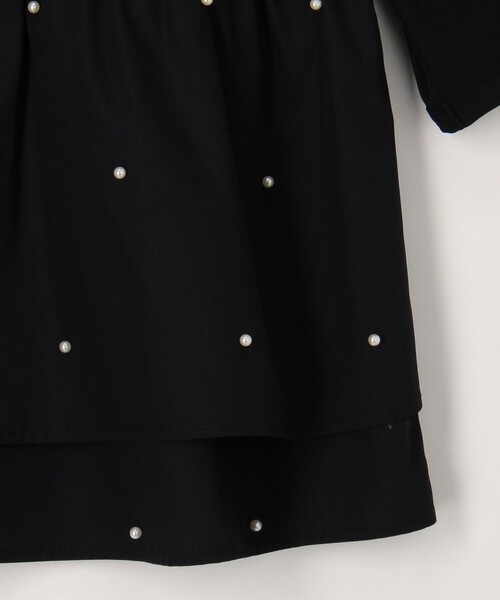 MICO COULIER（ミコクリエ）の「パールスタッズブラウス（シャツ/ブラウス・レディース・オフホワイト/ブラック・38）」の10枚目の写真