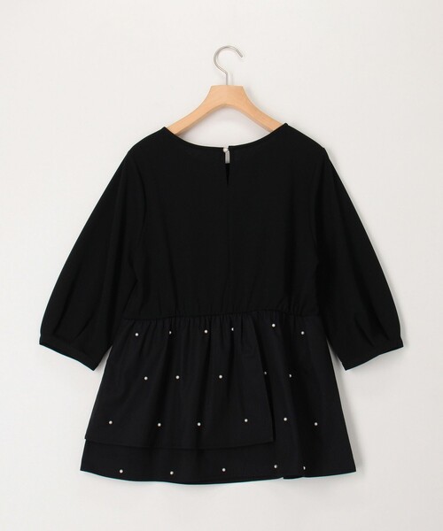 MICO COULIER（ミコクリエ）の「パールスタッズブラウス（シャツ/ブラウス・レディース・オフホワイト/ブラック・38）」の11枚目の写真