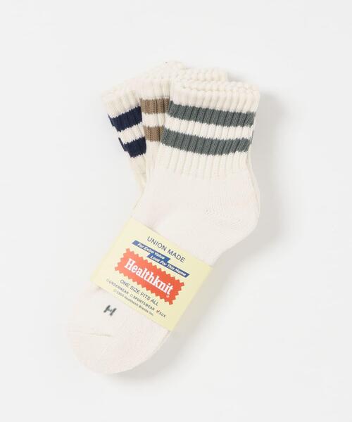 Healthknit(ヘルスニット)の「Healthknit シンカー2Lineミドルソックス3P(ソックス/靴下・メンズ・その他1・-)」の6枚目の写真