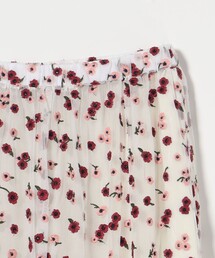 6（ロク）の「＜6(ROKU)＞ ナイロン チュール エンブロイダリー パンツ