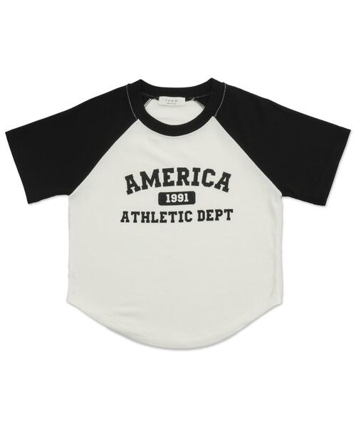 WOND(ウォンド)の「WOND/AMERICAラグランチビT(Tシャツ/カットソー・レディース・ブラック・FREE)」の7枚目の写真