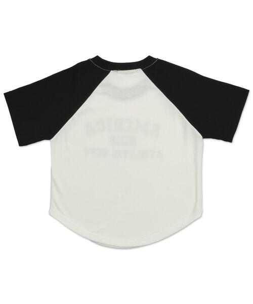 WOND(ウォンド)の「WOND/AMERICAラグランチビT(Tシャツ/カットソー・レディース・ブラック・FREE)」の8枚目の写真
