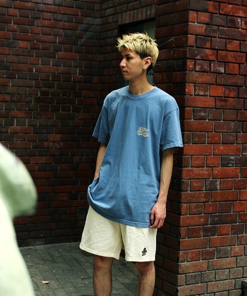 MELLOW(メロー)の「ME FLOWER SS TEE(Tシャツ/カットソー・メンズ・ホワイト/ブラック/ブルー・M/L/XL)」の4枚目の写真