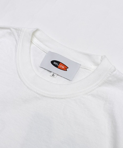 MELLOW(メロー)の「ME FLOWER SS TEE(Tシャツ/カットソー・メンズ・ホワイト/ブラック/ブルー・M/L/XL)」の12枚目の写真