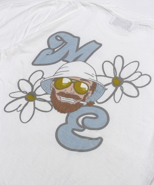 MELLOW(メロー)の「ME FLOWER SS TEE(Tシャツ/カットソー・メンズ・ホワイト/ブラック/ブルー・M/L/XL)」の14枚目の写真