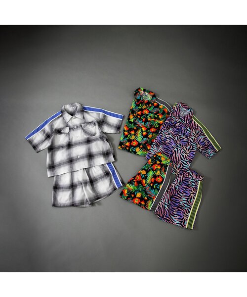 BREEZE(ブリーズ)の「【B NEW JACK/ジュニア対応】サイドライン総柄半袖シャツ_90~160cm展開(シャツ/ブラウス・キッズ・オフホワイト/ブラック/パープル・90/100/110/120/130/140/150/160)」の12枚目の写真