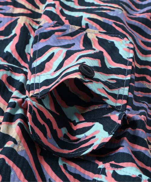 BREEZE(ブリーズ)の「【B NEW JACK/ジュニア対応】サイドライン総柄半袖シャツ_90~160cm展開(シャツ/ブラウス・キッズ・オフホワイト/ブラック/パープル・90/100/110/120/130/140/150/160)」の14枚目の写真