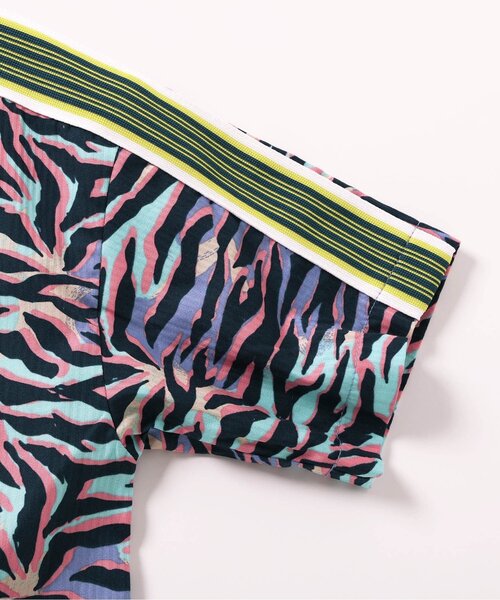 BREEZE(ブリーズ)の「【B NEW JACK/ジュニア対応】サイドライン総柄半袖シャツ_90~160cm展開(シャツ/ブラウス・キッズ・オフホワイト/ブラック/パープル・90/100/110/120/130/140/150/160)」の15枚目の写真