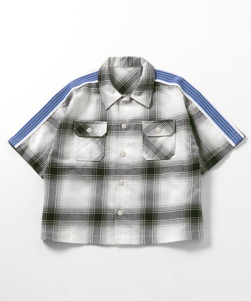 セール】【B NEW JACK/ジュニア対応】サイドライン総柄半袖シャツ_90