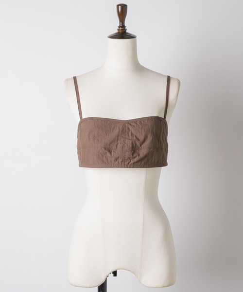 back point layered bustier / バックポイントレイヤード