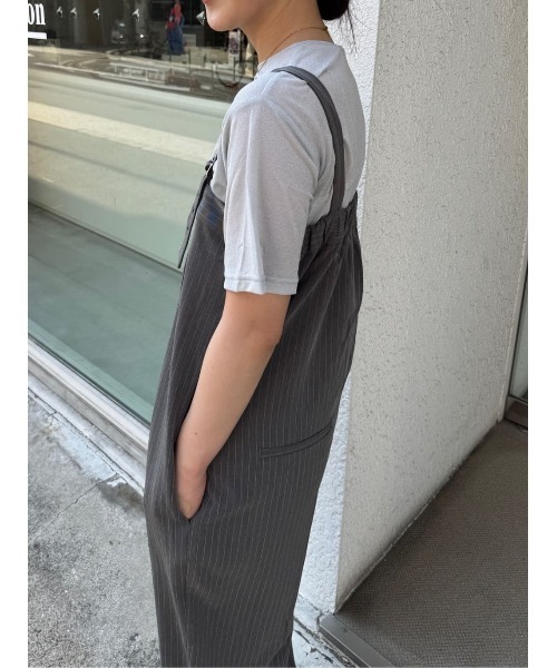 titivate(ティティベイト)の「ハーフスリーブシアーカットソートップス(Tシャツ/カットソー・レディース・オフホワイト/シルバー/ブラック/ライトブルー/ライトグリーン・S/M/L)」の9枚目の写真