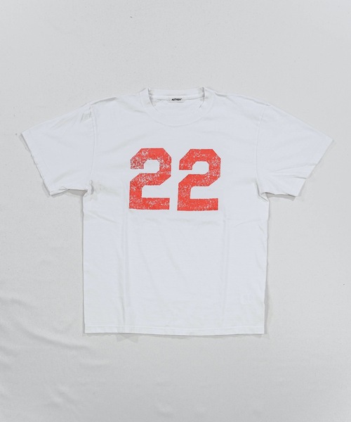 AUTHEN(オーセン)の「【AUTHEN】オーセン/ S/S ナンバリング フロッキー Tシャツ(Tシャツ/カットソー・レディース・オフホワイト・X-SMALL/SMALL/MEDIUM)」の1枚目の写真
