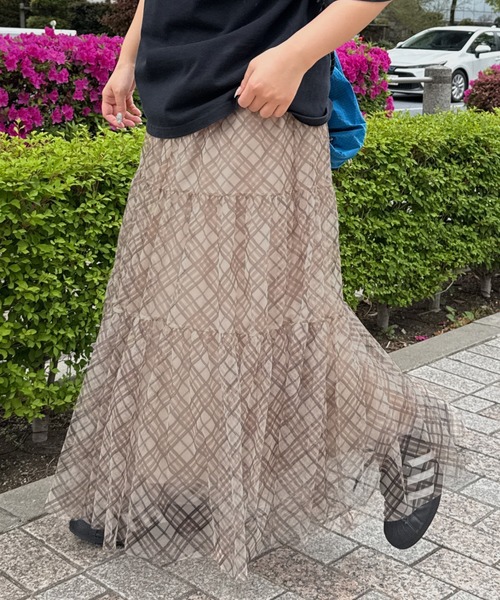 イデアルーチェ❤︎チュールスカート marai チュールスカート スカート 心を踊らせるチュールの重なり