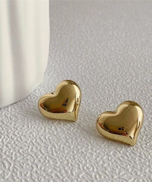 paravion（パラビオン）の「ハートピアス（Tシャツ/カットソー・レディース・ゴールド/シルバー・FREE）」の3枚目の写真