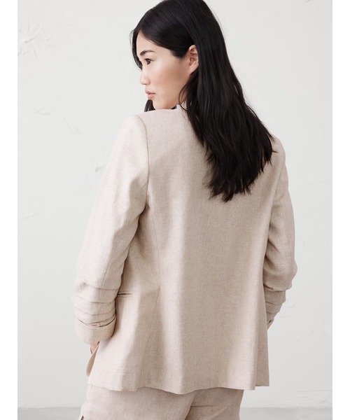 セール】BANANA REPUBLIC FACTORY STORE リネンブレンド ヘリンボーン